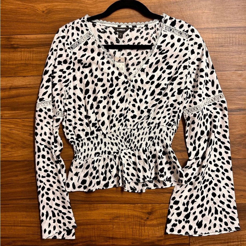 Express Satin Top, size S, NEW WITH TAGS